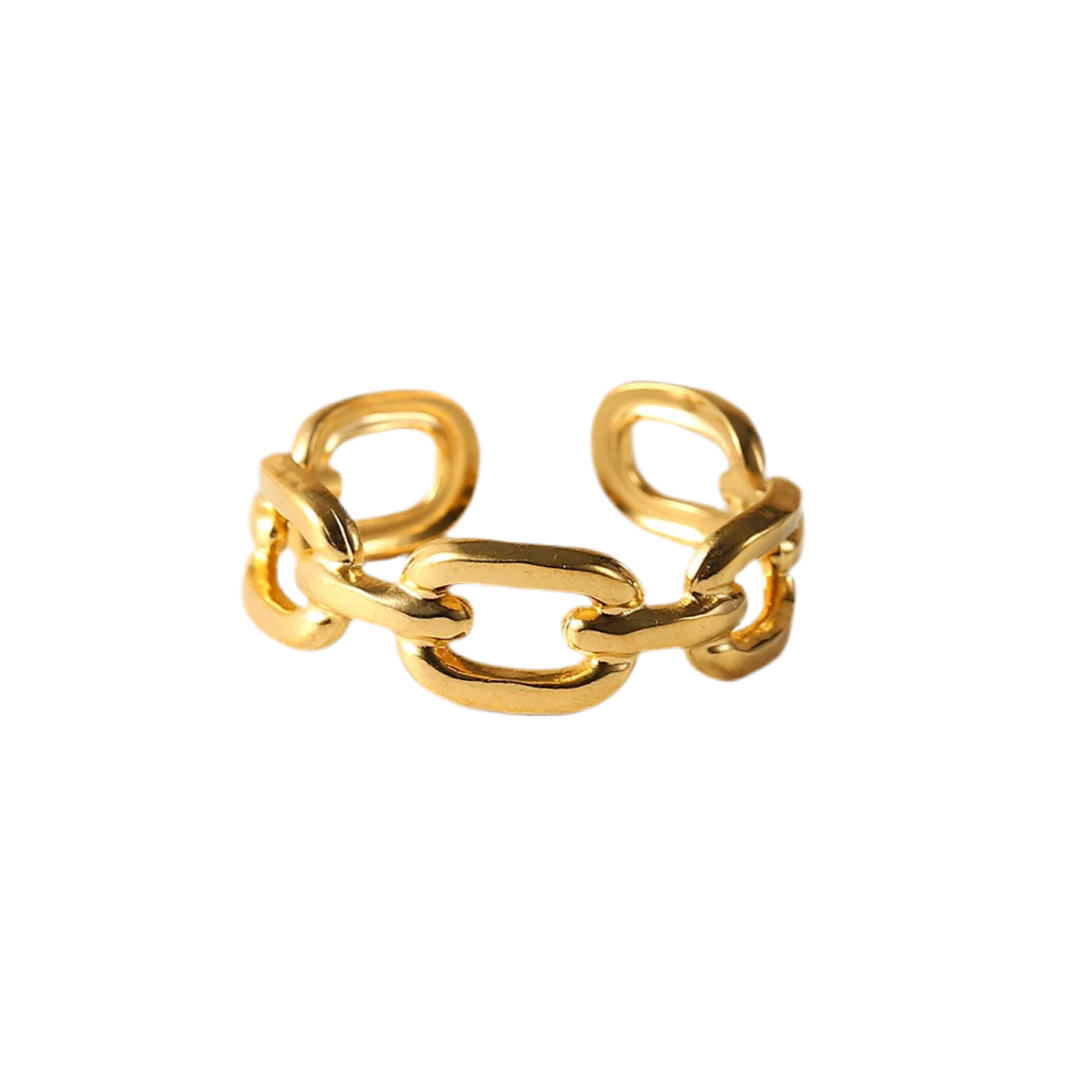 Link Chain Open Ring