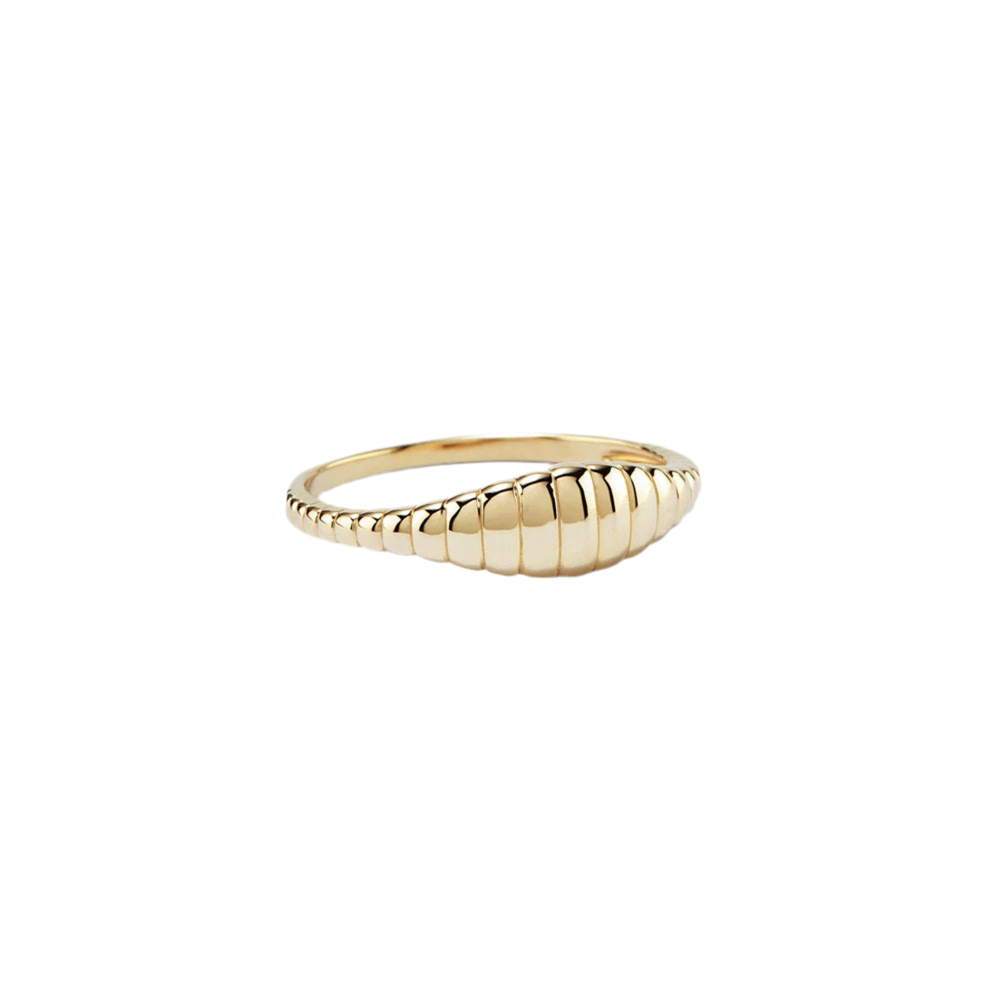 Ripple Metal Ring GD/SV