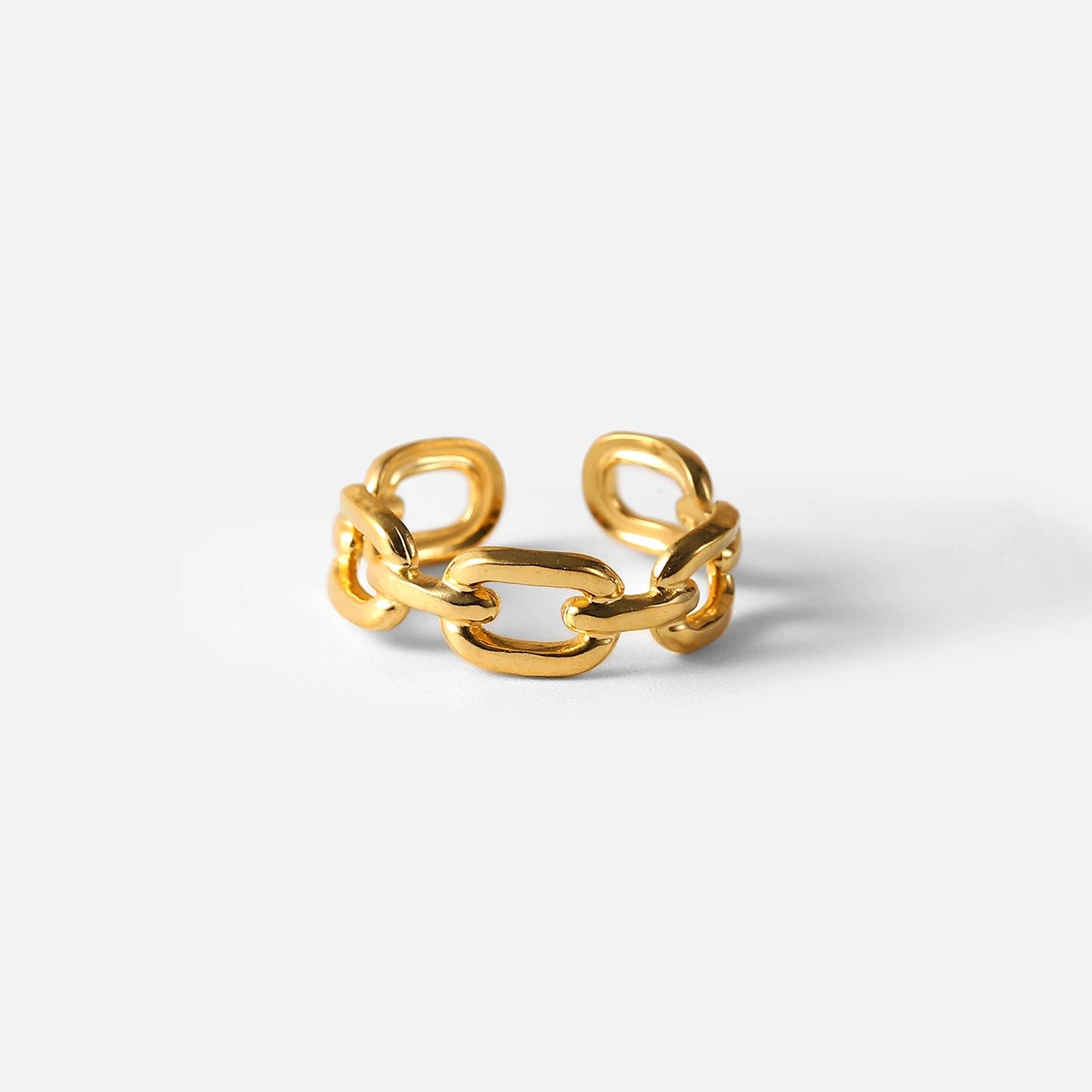 Link Chain Open Ring