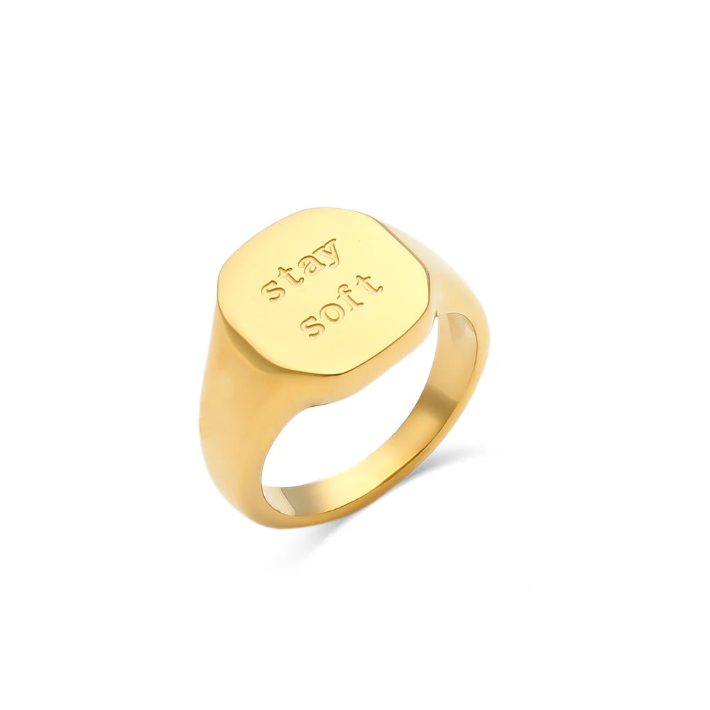 “Self Love“ Gold Ring Collection