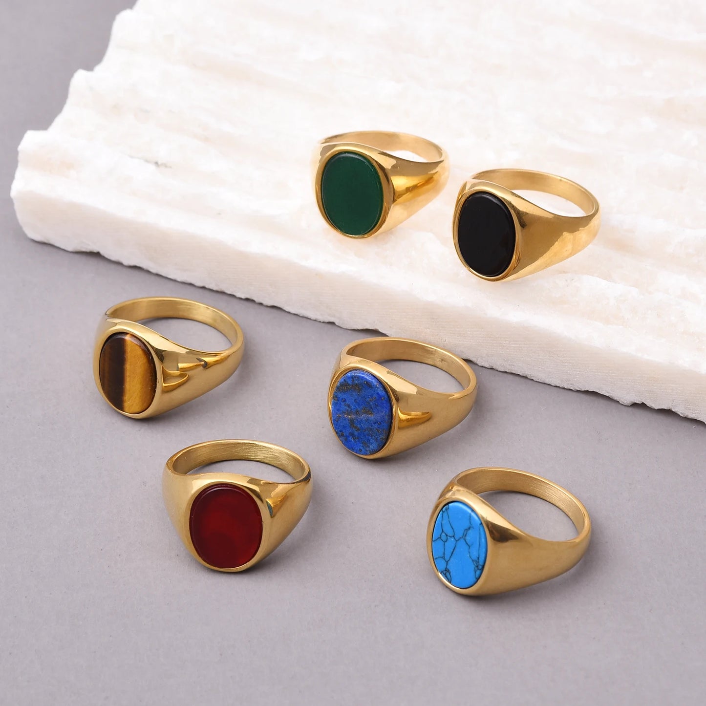 Gemstone Aura Ring