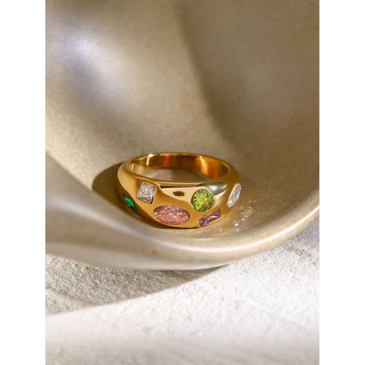 Aurora Gemstone Ring