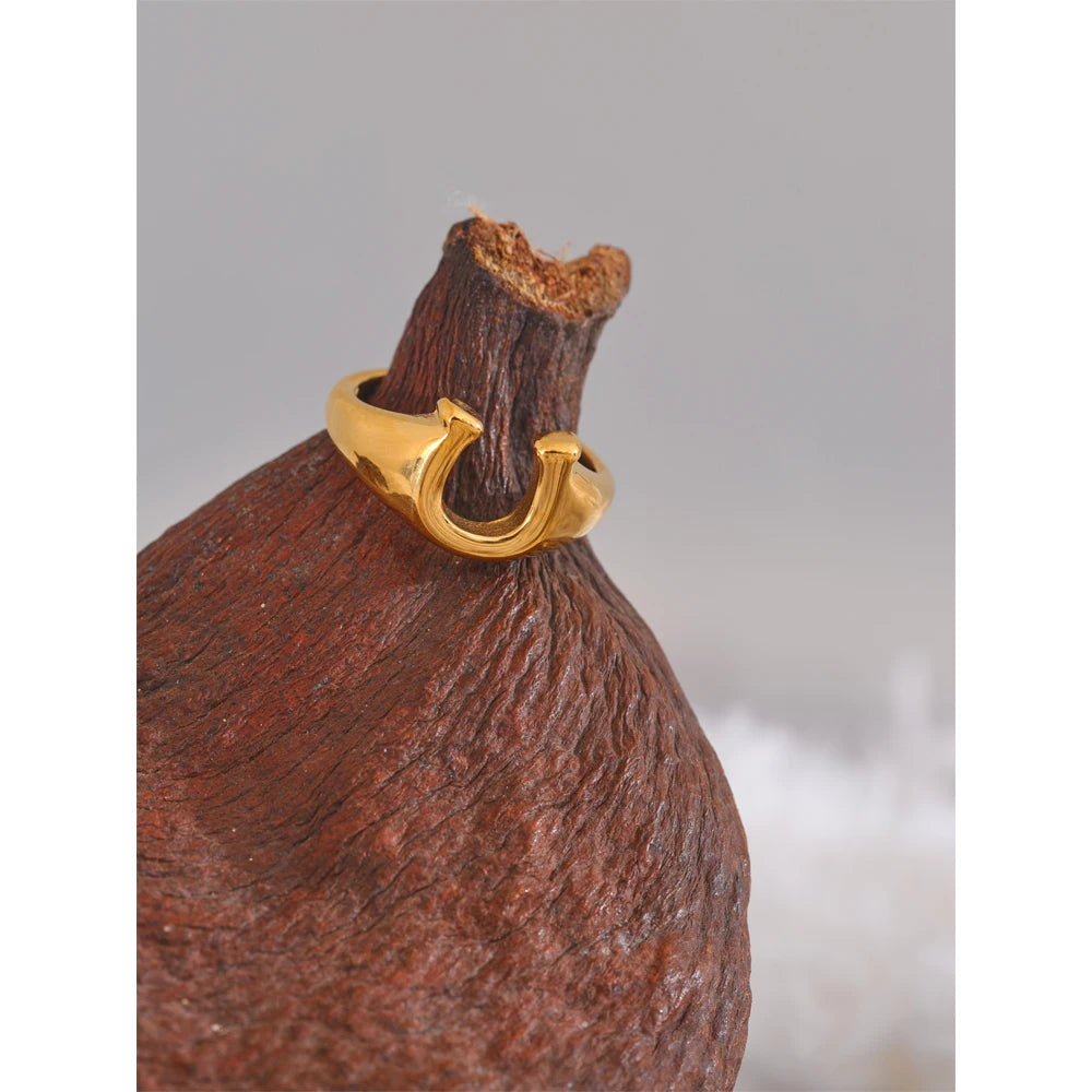 Bold Horseshoe Ring