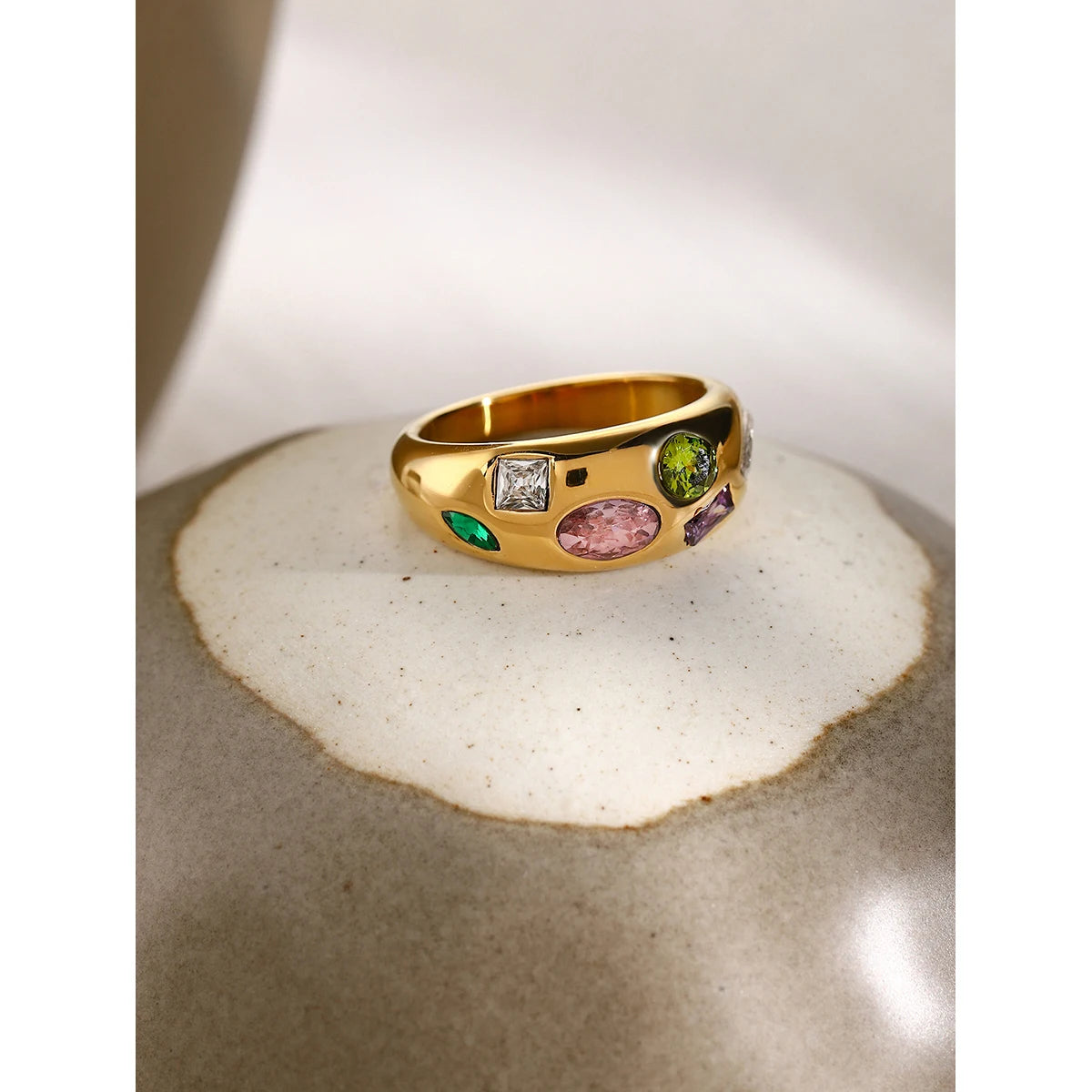 Aurora Gemstone Ring
