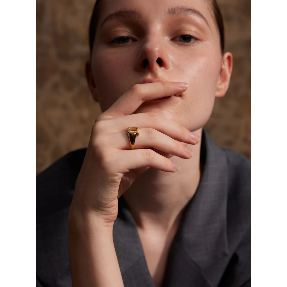 Bold Horseshoe Ring