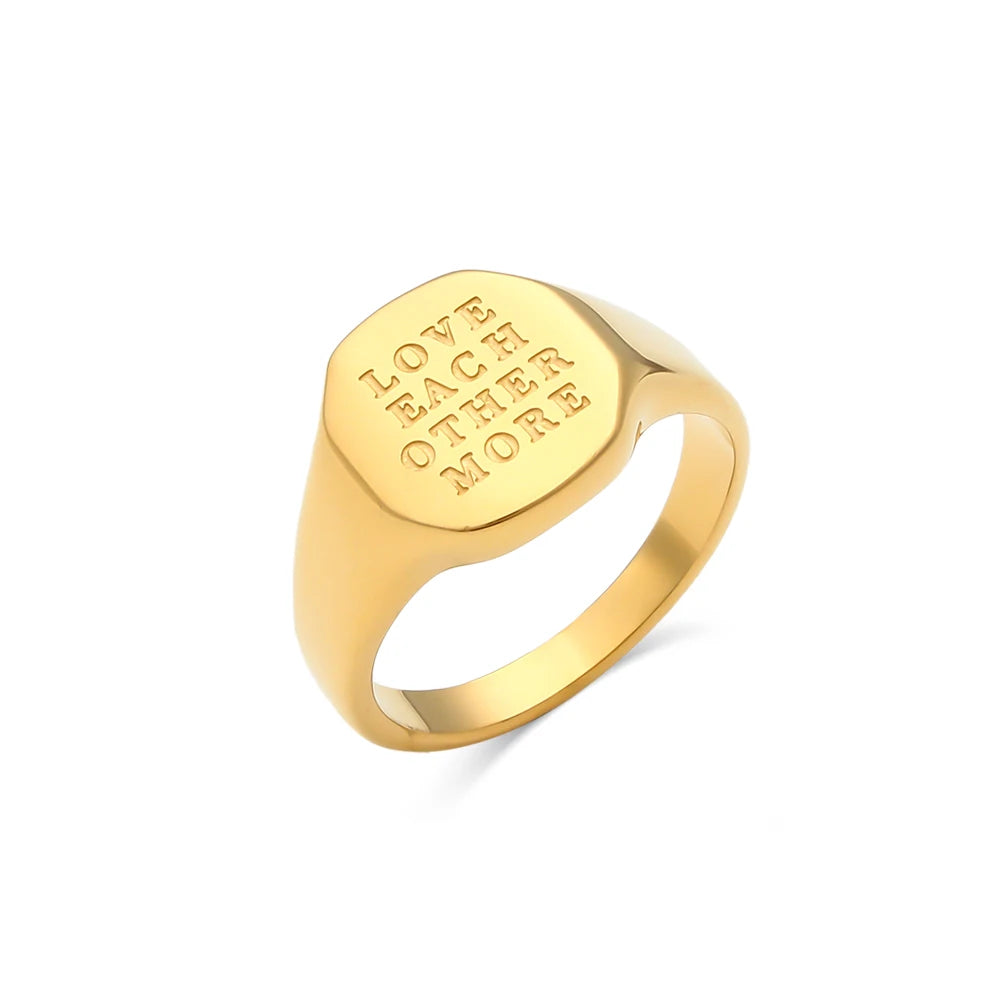 “Self Love“ Gold Ring Collection