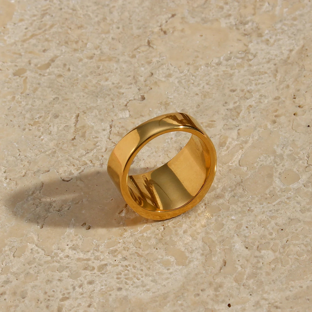 Sun Face Statement Ring