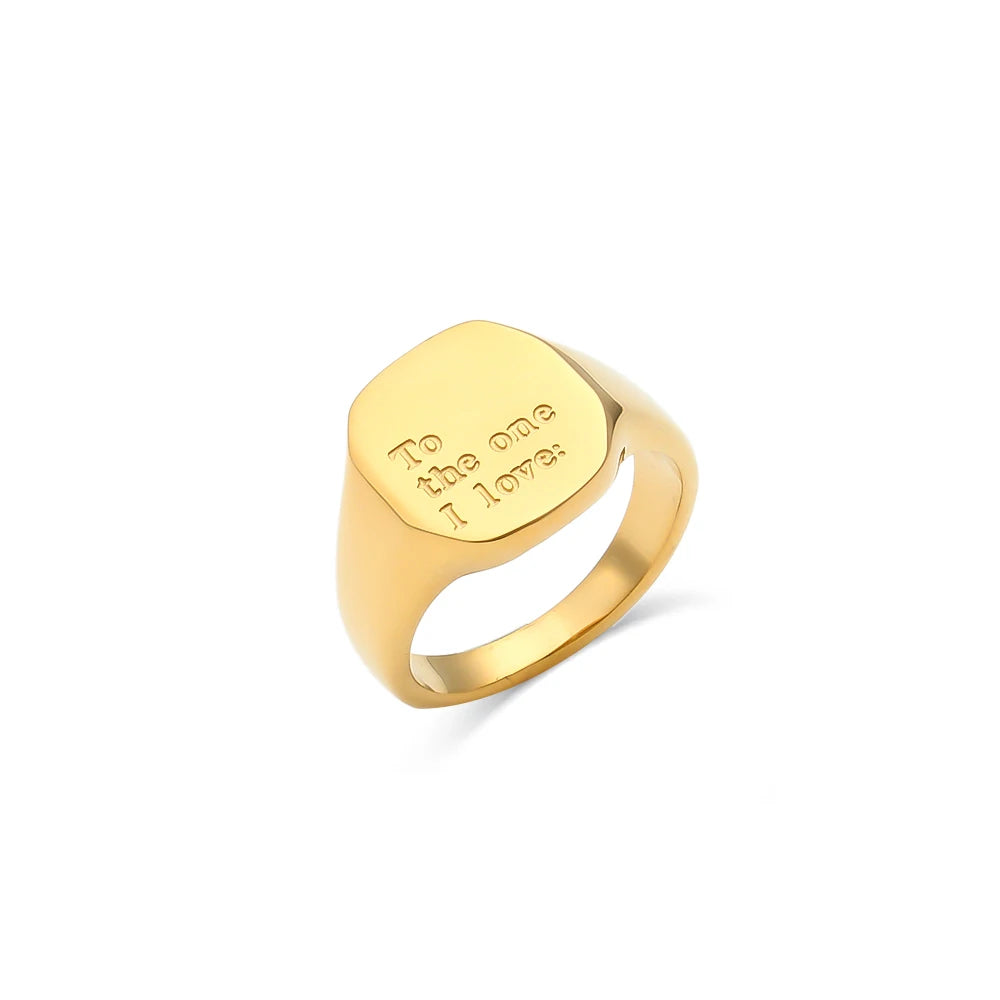 “Self Love“ Gold Ring Collection