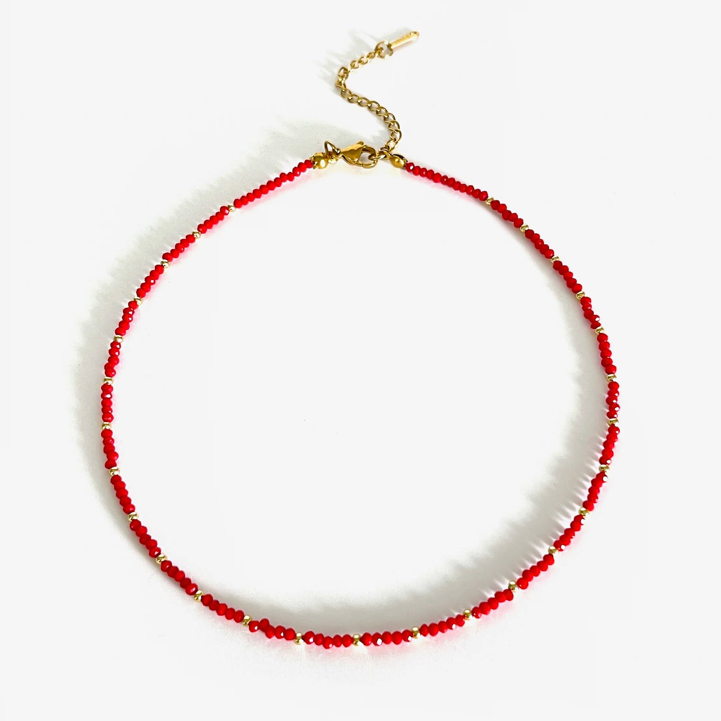 Beads & Gold Fish Necklace