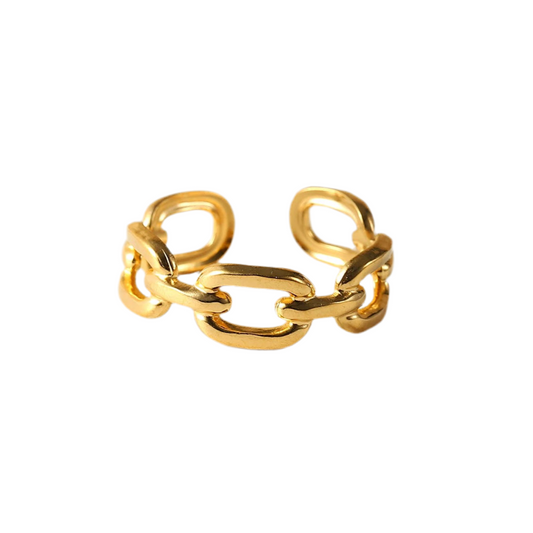 Link Chain Open Ring