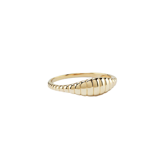 Ripple Metal Ring　GD/SV