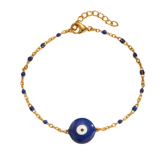 Evil Eye Enamel Bracelet
