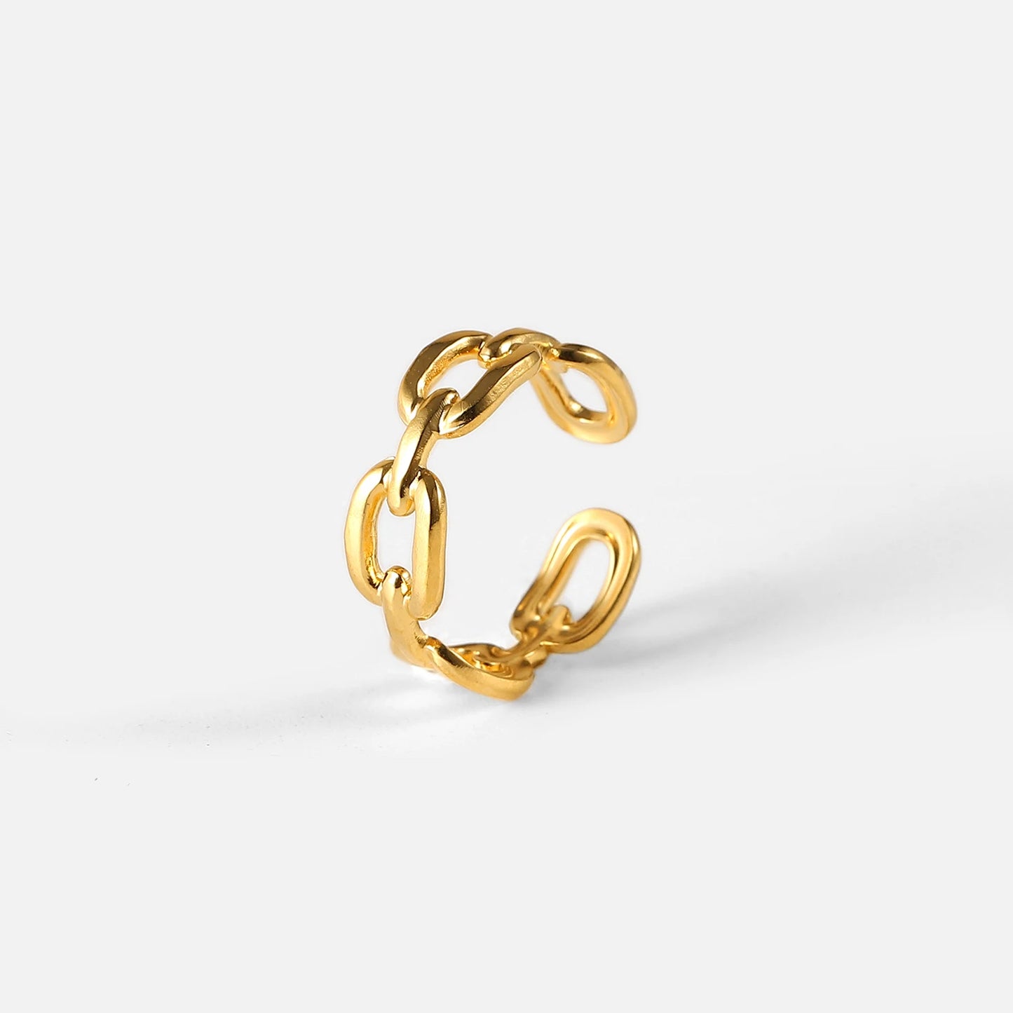 Link Chain Open Ring