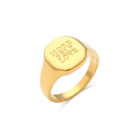 “Self Love“ Gold Ring Collection