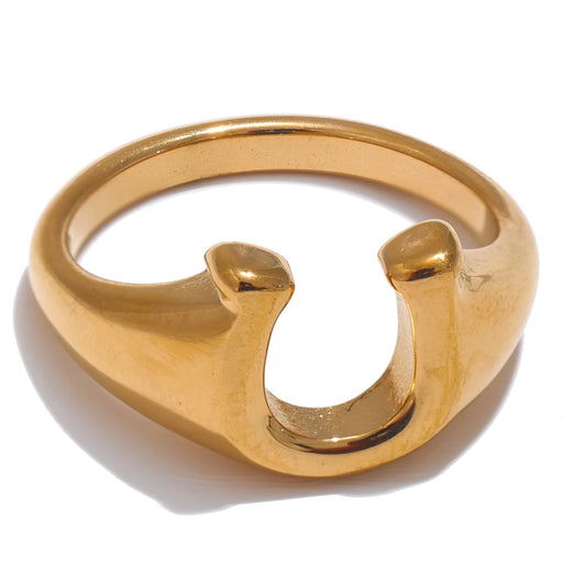 Bold Horseshoe Ring